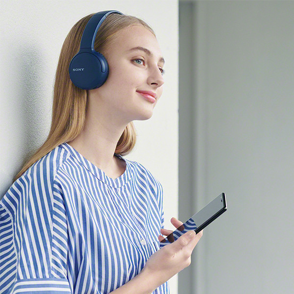 Фото - Навушники накладні бездротові Sony WH-CH510 Blue