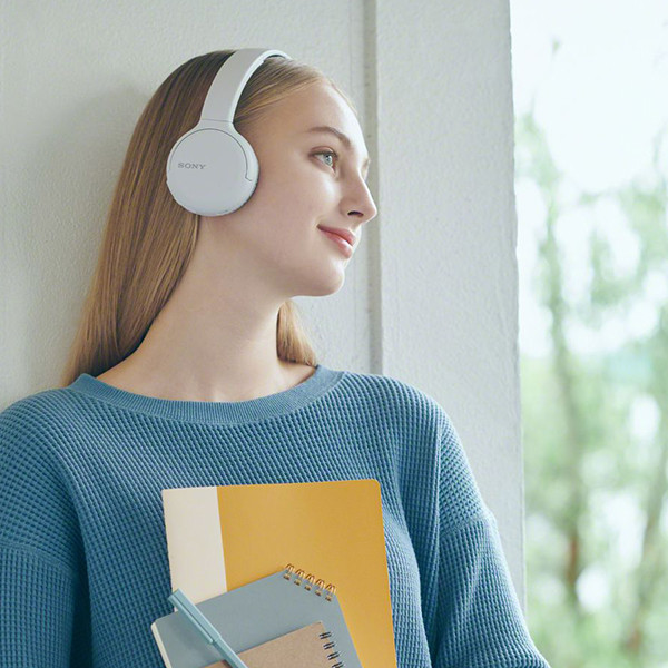 Фото - Навушники накладні бездротові Sony WH-CH510 White