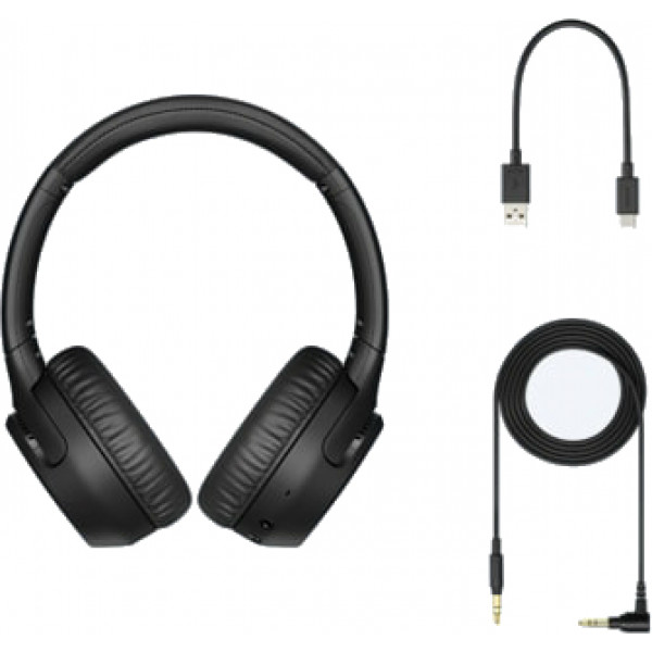 Фото - Наушники полноразмерные беспроводные Sony WH-XB700 Black