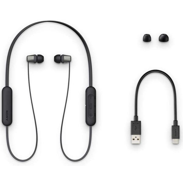 Фото - Навушники вкладиші бездротові Sony WI-C310 Black