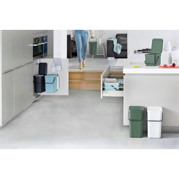 Фото - Настільний контейнер для сміття Brabantia Sort & Go 3 л 209888