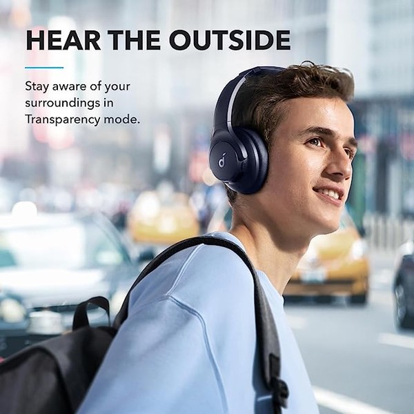 Фото - Наушники полноразмерные беспроводные Anker SoundСore Q20i Blue