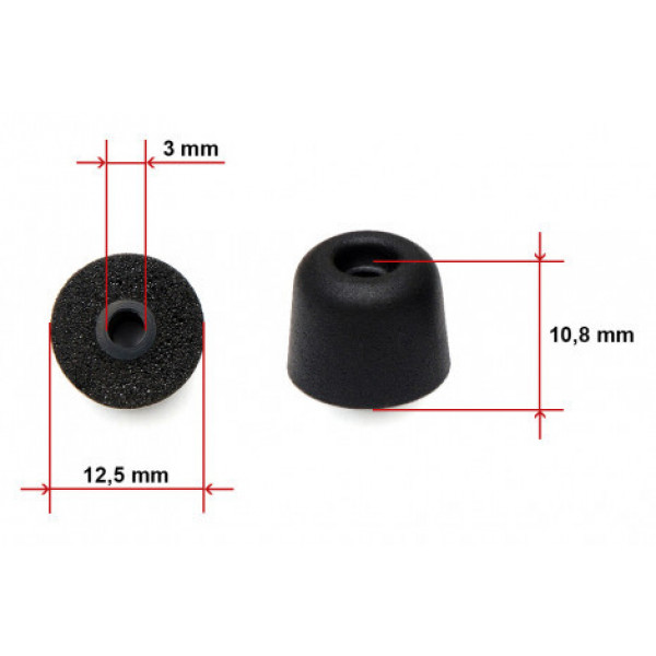 Фото - Амбушюр для навушників Soundmag Premium пінні M size 3mm (1 пара)