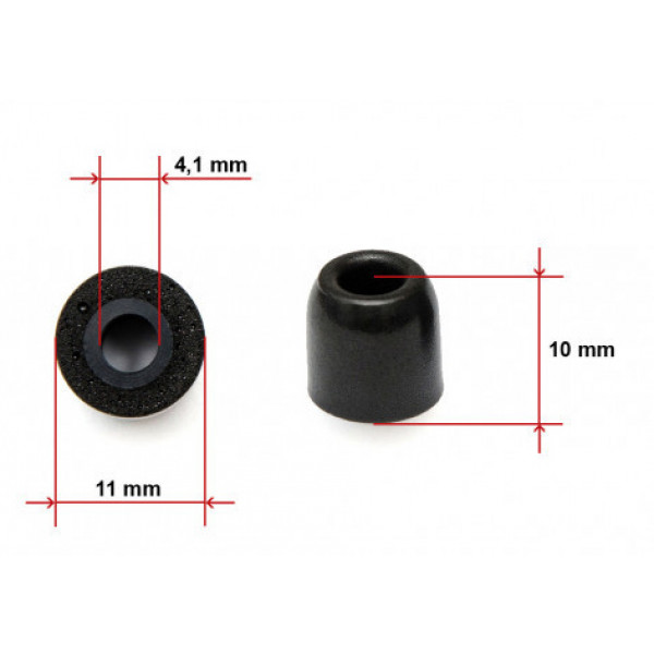 Фото - Амбушюр для навушників Soundmag Premium пінні S size 4.1 mm (1 пара)
