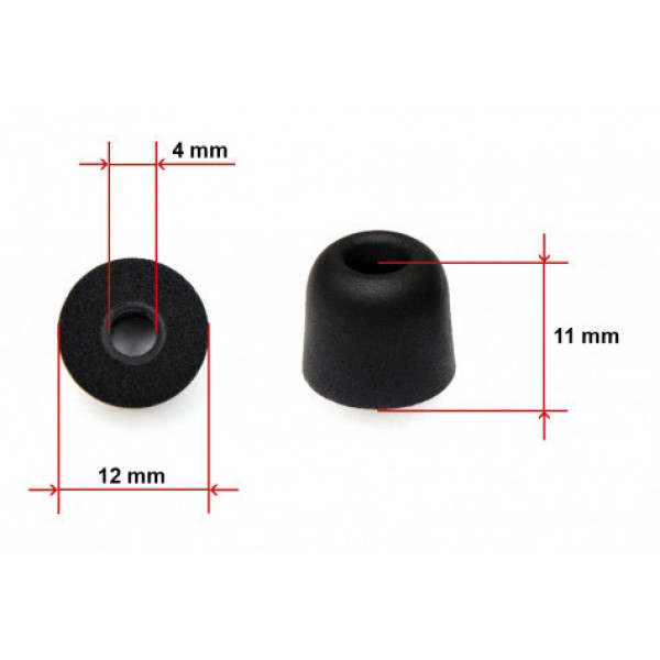 Фото - Амбушюр для навушників Soundmag Standart пінні M size 4 mm (1 пара)