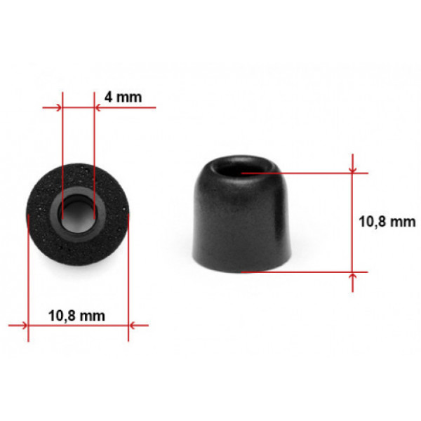 Фото - Амбушюр для навушників Soundmag Standart пінні S size 4 mm (1 пара)