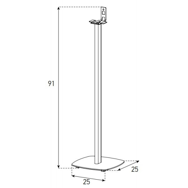 Фото - Крепление для акустики Sonorous SP 500-BLK