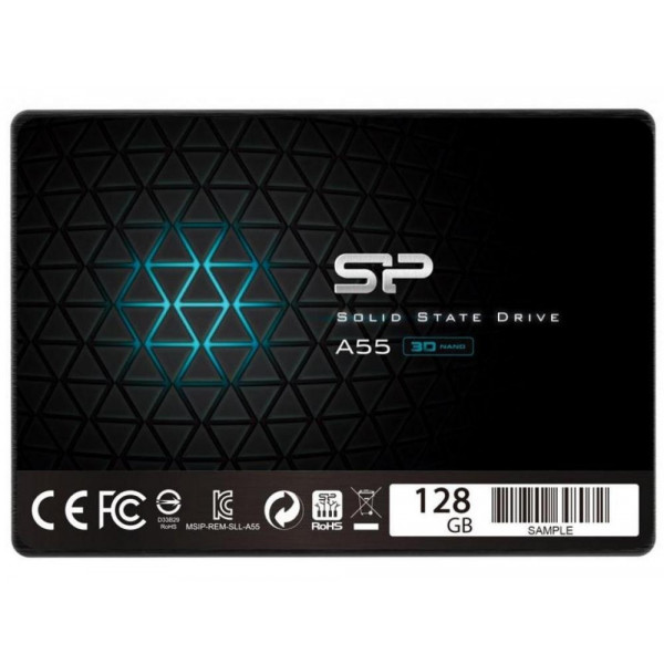 Фото - SSD-накопичувач внутрішній Silicon Power A55 128GB 2.5" SATAIII TLC (SP128GBSS3A55S25)
