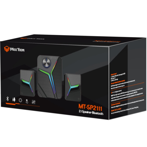 Фото - Комп'ютерна акустика компактна 2.0 Meetion MT-SP2111BT-A