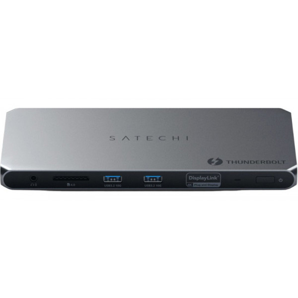 Фото - Хаб USB Satechi Thunderbolt 4 Docking Station DisplayLink Space Gray (ST-DT4MDM-EU)