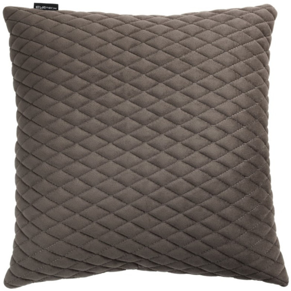 Фото - Автомобільна подушка EVAtech з алькантари 40x40 см сіра з сірою ниткою, малий ромб SPBALMRGG Фото - Автомобільна подушка EVAtech з алькантари 40x40 см сіра з сірою ниткою, малий ромб SPBALMRGG