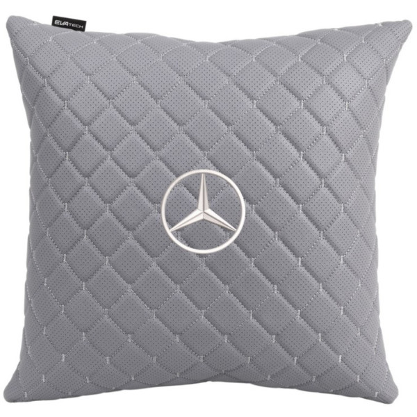 Фото - Автомобільна подушка EVAtech ECO Mercedes-Benz сіра з сірою ниткою SPBCSGGV016 Фото - Автомобільна подушка EVAtech ECO Mercedes-Benz сіра з сірою ниткою SPBCSGGV016