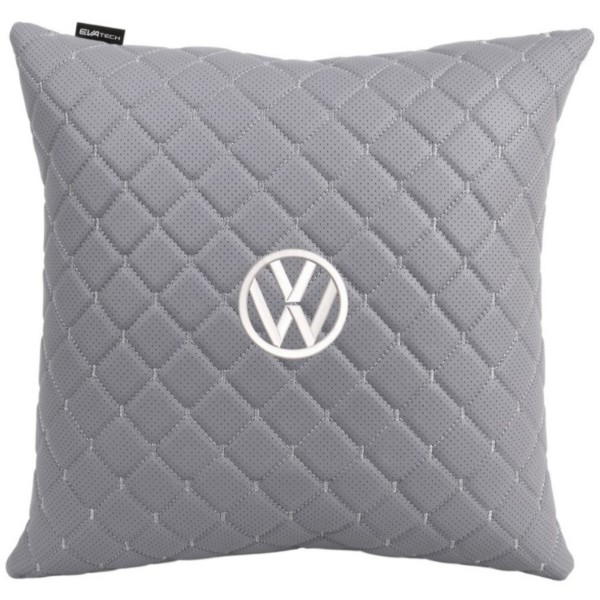 Фото - Автомобильная подушка EVAtech ECO Volkswagen серая с серой нитью SPBCSGGV032