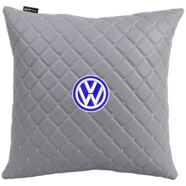 Фото - Автомобільна подушка EVAtech ECO Volkswagen сіра з сірою ниткою SPBCSGGV033 Фото - Автомобільна подушка EVAtech ECO Volkswagen сіра з сірою ниткою SPBCSGGV033