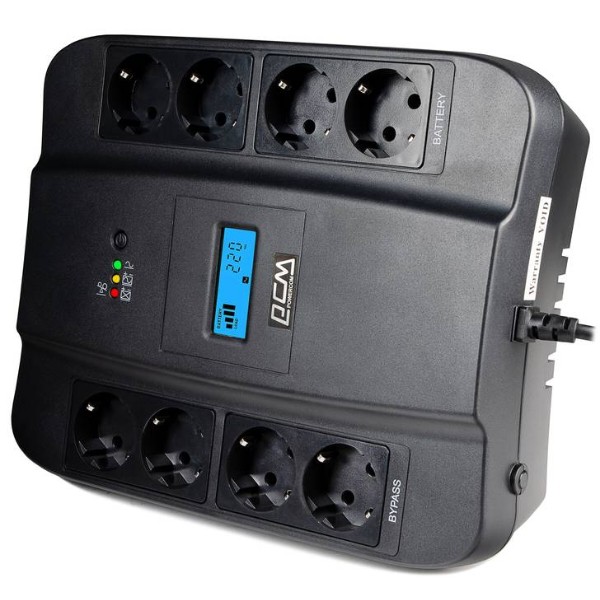 Фото - Источник бесперебойного питания Powercom SPD-900U Schuko