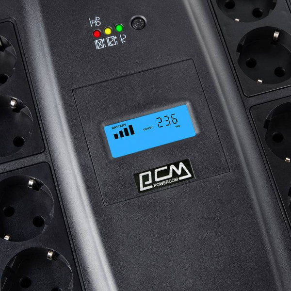 Фото - Джерело безперебійного живлення Powercom SPD-750U Schuko