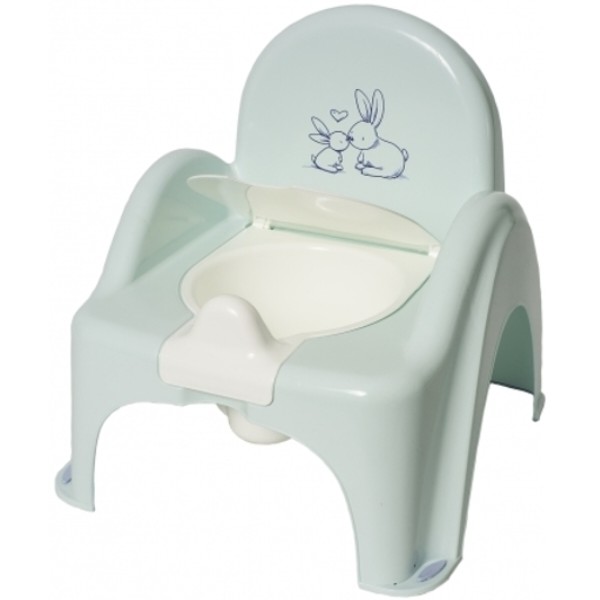 Фото - Горшок детский Tega Baby стульчик Зайчики с музыкой Салатовый (PO-065-105)