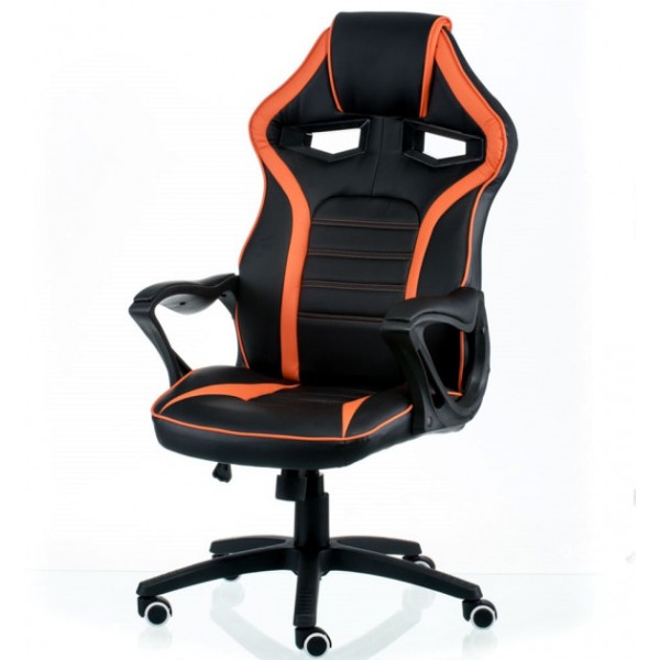 Фото - Крісло для геймерів Special4You Game black/orange E5395