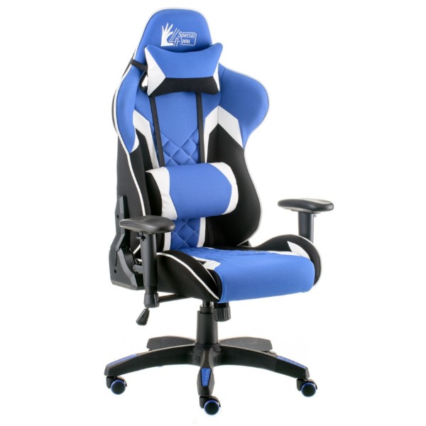 Фото - Кресло для геймеров Special4You ExtremeRace 3 black/blue (E5647)