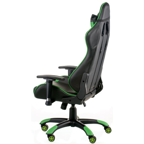 Фото - Кресло для геймеров Special4You ExtremeRace black/green (E5623)