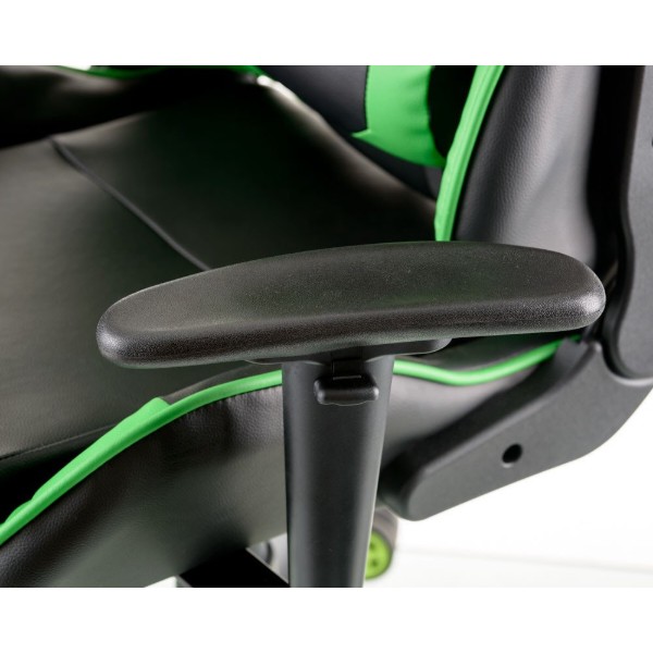 Фото - Кресло для геймеров Special4You ExtremeRace black/green (E5623)