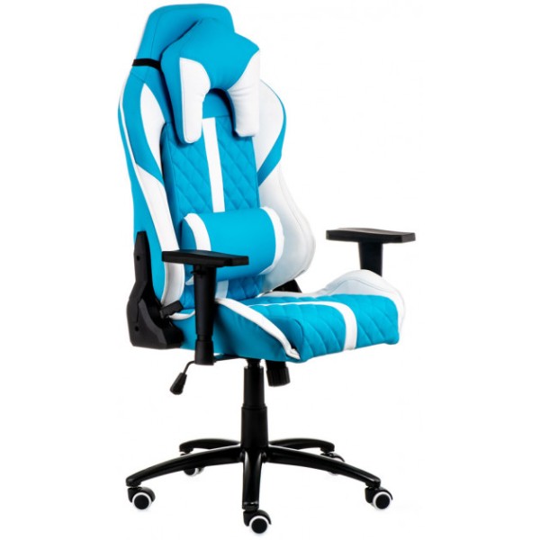 Фото - Крісло для геймерів Special4You ExtremeRace Light Blue/White (E6064)