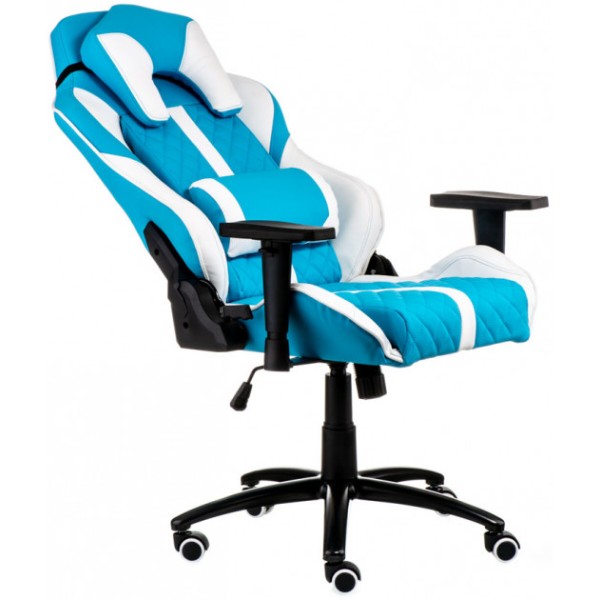 Фото - Крісло для геймерів Special4You ExtremeRace Light Blue/White (E6064)