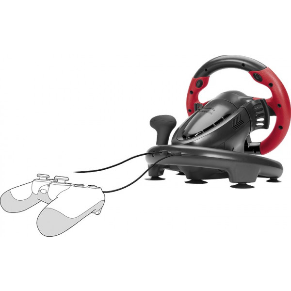 Фото - Уценка - Руль Speedlink TRAILBLAZER Racing Wheel for PS4/Xbox One/PS3/PC, Black (SL-450500-BK)