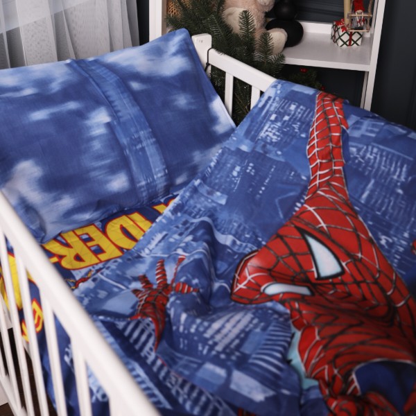 Фото - Наволочка детская MirSon Ranforce Elite 17-0700 Spider-Man 50х70 см (2200010457407)
