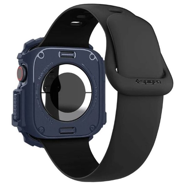 Фото - Чехол-бампер для смарт-часов Spigen Rugged Armor for Apple Watch 11/10 42mm Navy Blue (ACS08586)