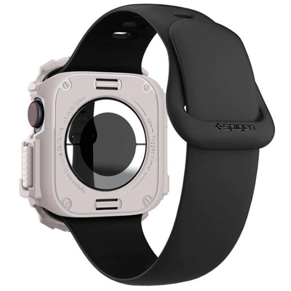 Фото - Чохол-бампер для смарт-годинника Spigen Rugged Armor for Apple Watch 11/10 46mm Dune Beige (ACS08600)