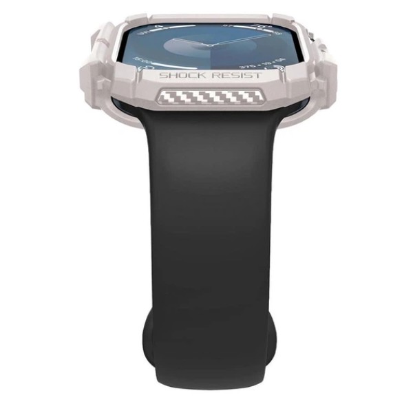 Фото - Чохол-бампер для смарт-годинника Spigen Rugged Armor for Apple Watch 11/10 46mm Dune Beige (ACS08600)