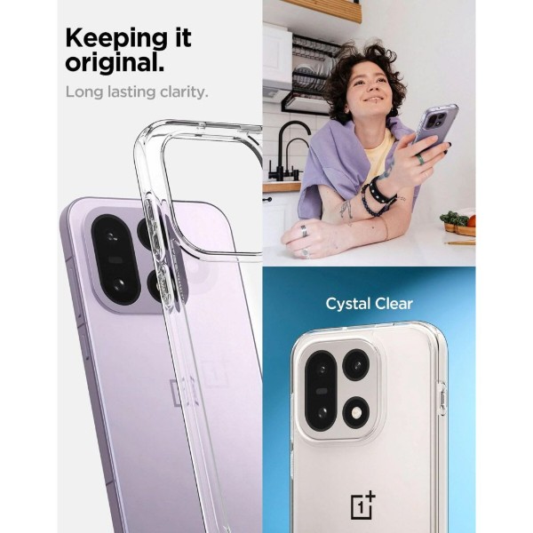 Фото - Чохол для смартфону Spigen Ultra Hybrid for OnePlus 15 Crystal Clear (ACS09785)