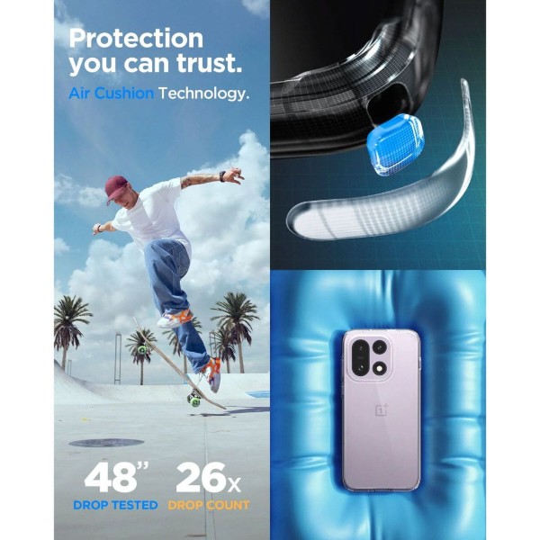 Фото - Чохол для смартфону Spigen Ultra Hybrid for OnePlus 15 Crystal Clear (ACS09785)