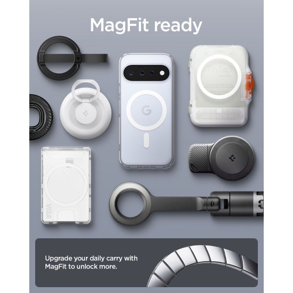 Фото - Чохол для смартфону Spigen Ultra Hybrid MagSafe for Google Pixel 11 Clear White (ACS11441)