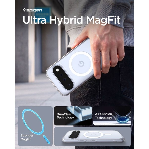 Фото - Чохол для смартфону Spigen Ultra Hybrid MagSafe for Google Pixel 11 Clear White (ACS11441)
