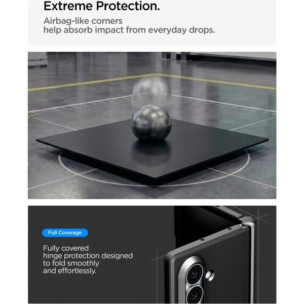 Фото - Чохол для смартфону Spigen Tough Armor Pro MagSafe for Samsung Galaxy Fold 8 Ultra Black (ACS11507)