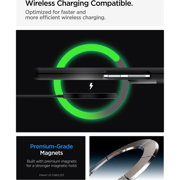 Фото - Чохол для смартфону Spigen Tough Armor Pro MagSafe for Samsung Galaxy Fold 8 Ultra Black (ACS11507)