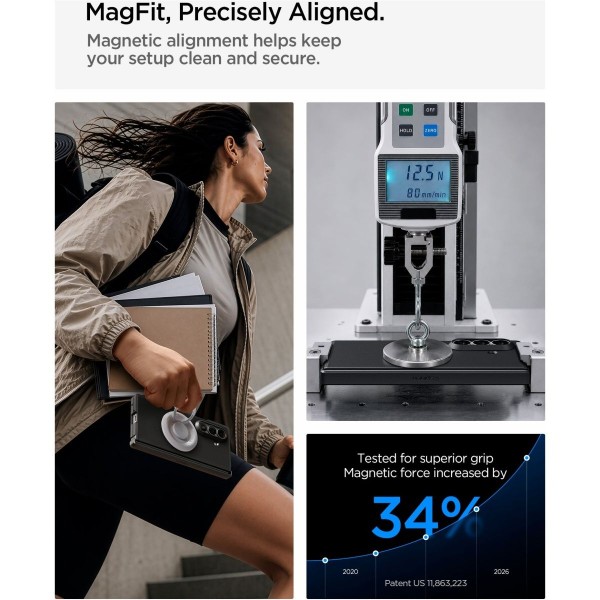 Фото - Чохол для смартфону Spigen Tough Armor Pro MagSafe for Samsung Galaxy Fold 8 Ultra Black (ACS11507)