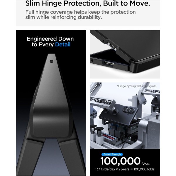 Фото - Чохол для смартфону Spigen Tough Armor Pro MagSafe for Samsung Galaxy Fold 8 Ultra Black (ACS11507)