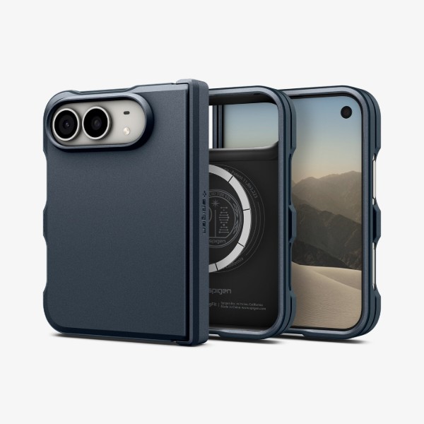 Фото - Чохол для смартфону Spigen Tough Armor Pro MagSafe for iPhone Duo Metal Slate (ACS11691)