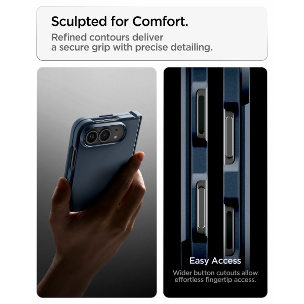 Фото - Чохол для смартфону Spigen Tough Armor Pro MagSafe for iPhone Duo Metal Slate (ACS11691)