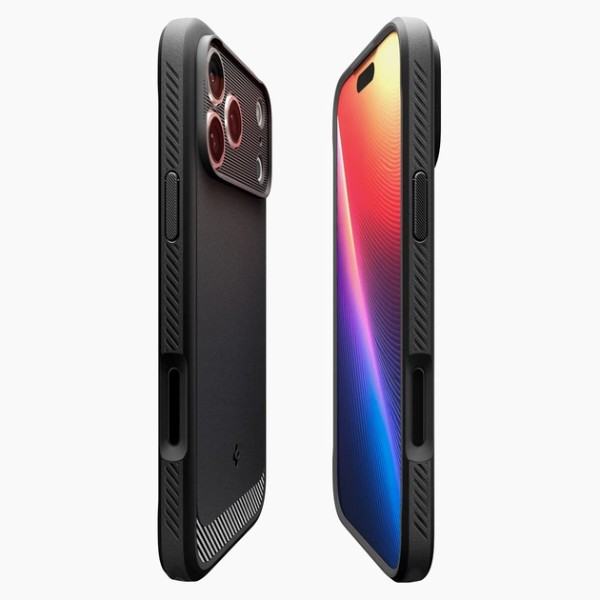 Фото - Чохол для смартфона Spigen Rugged Armor MagSafe for iPhone 18 Pro Max/17 Pro Max Matte Black (ACS12109)