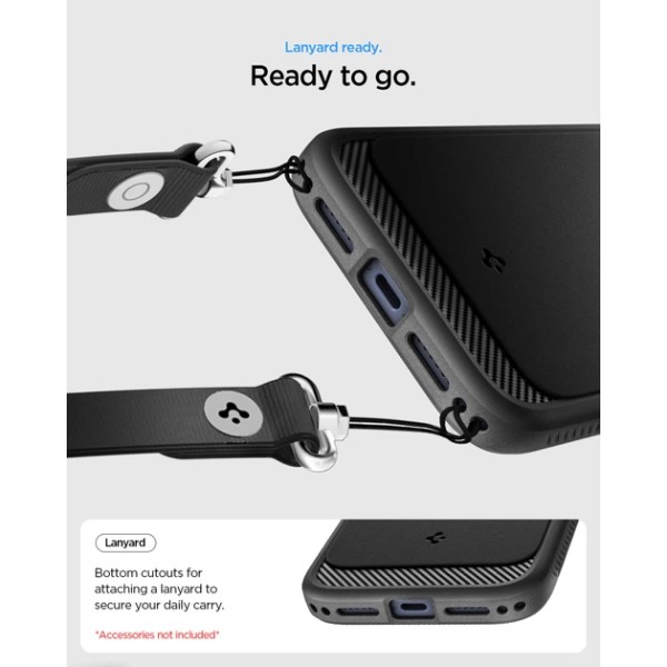 Фото - Чохол для смартфона Spigen Rugged Armor MagSafe for iPhone 18 Pro Max/17 Pro Max Matte Black (ACS12109)