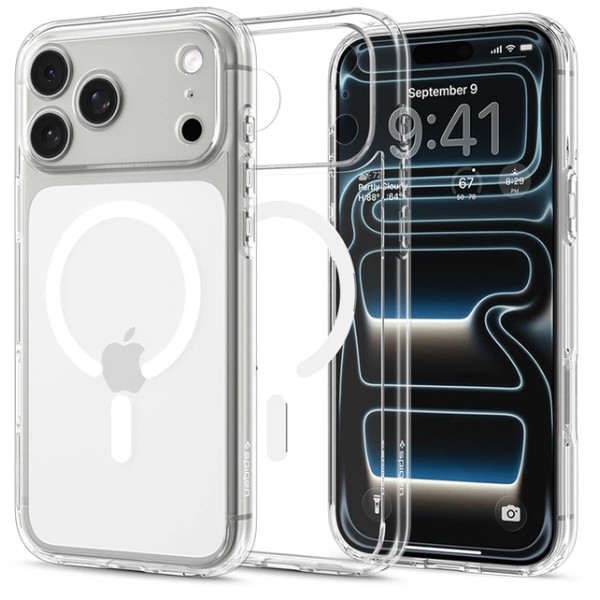 Фото - Чохол для смартфона Spigen Ultra Hybrid MagSafe for iPhone 18 Pro Max/17 Pro Max Clear White (ACS12118)
