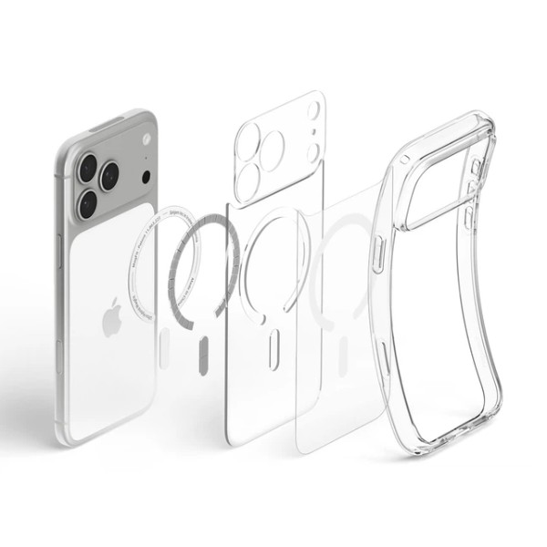 Фото - Чохол для смартфона Spigen Ultra Hybrid MagSafe for iPhone 18 Pro Max/17 Pro Max Clear White (ACS12118)