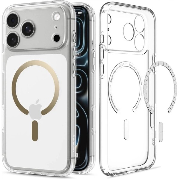 Фото - Чохол для смартфона Spigen Ultra Hybrid MagSafe for iPhone 18 Pro Max/17 Pro Max Clear Gold (ACS12120)