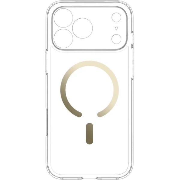 Фото - Чохол для смартфона Spigen Ultra Hybrid MagSafe for iPhone 18 Pro Max/17 Pro Max Clear Gold (ACS12120)