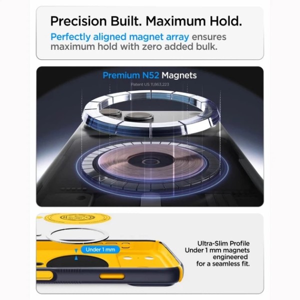 Фото - Чохол для смартфона Spigen Nano Pop Hybrid MagSafe for iPhone 18 Pro Max/17 Pro Max Blueberry Navy (ACS12138)