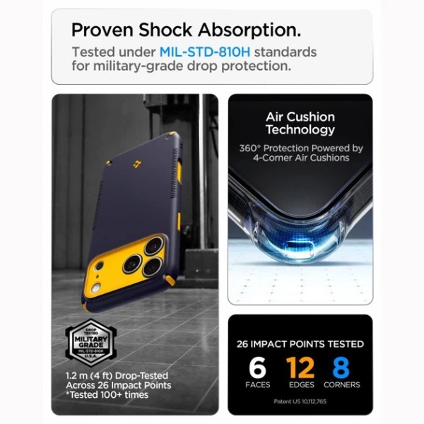 Фото - Чохол для смартфона Spigen Nano Pop Hybrid MagSafe for iPhone 18 Pro Max/17 Pro Max Blueberry Navy (ACS12138)
